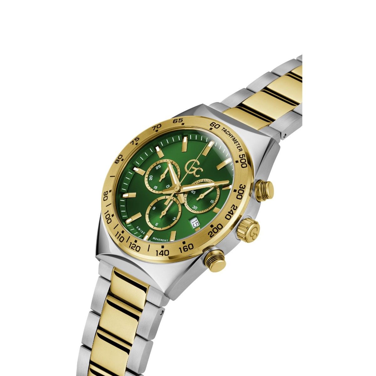 o70① Buy GC Men Clubhouse Green Round Dial Analog Watch - Z17001G9MF (M