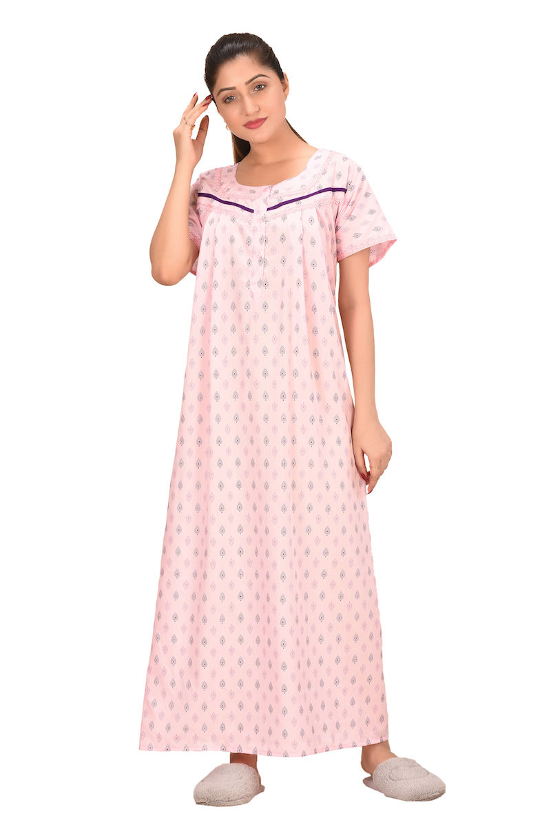 front open cotton nighty online