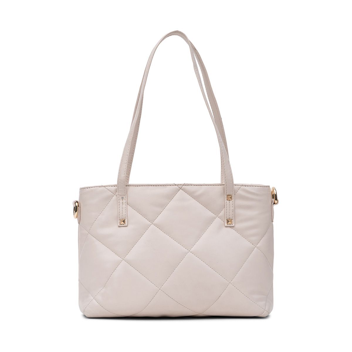 NUFA Cream Quilted Handbag: Buy NUFA Cream Quilted Handbag Online at ...