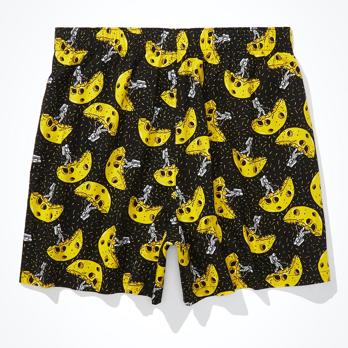 American Eagle Men Black Cheese Moon Stretch Boxer Short Black Buy
