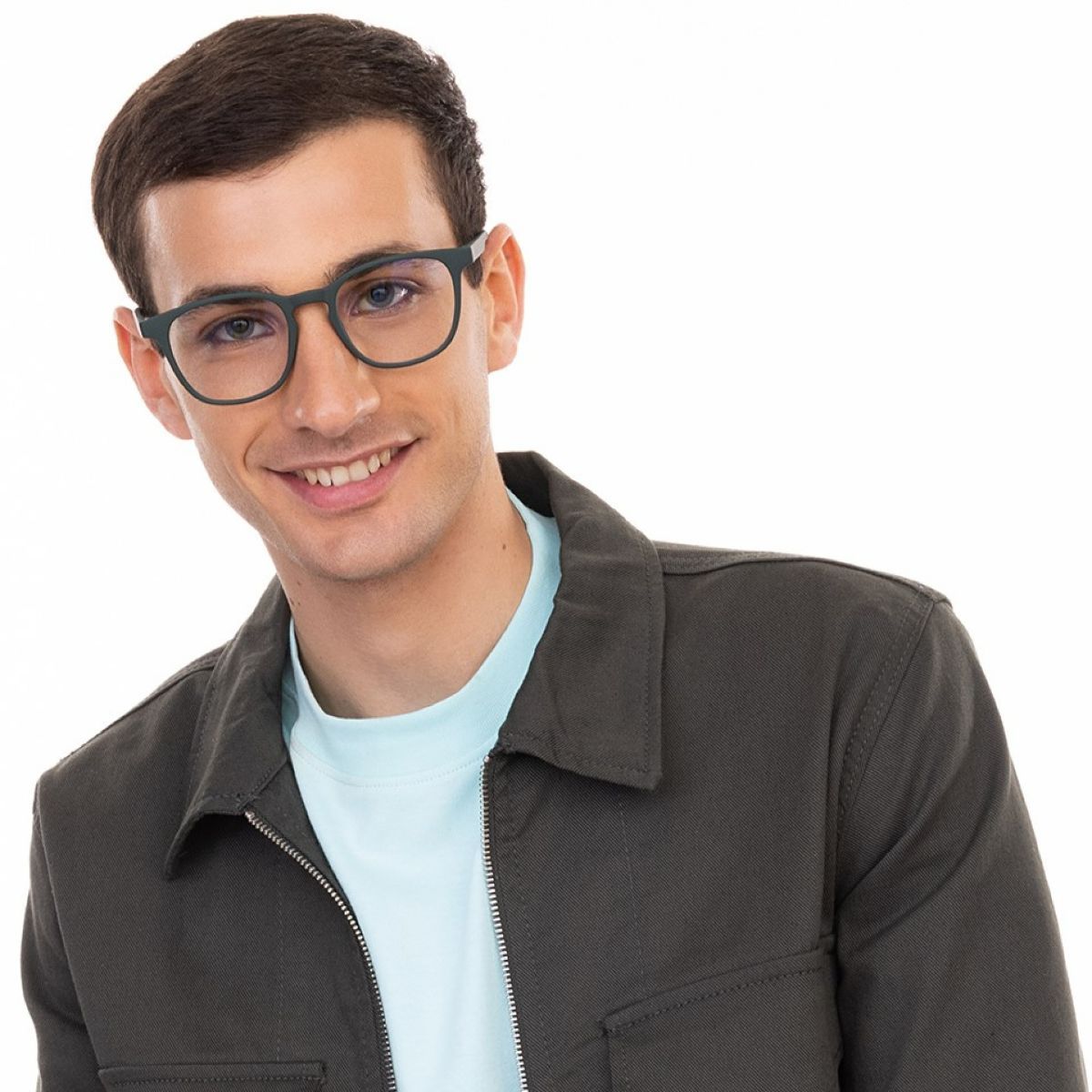 Lenskart Blu Peyush Bansal Shark Tank Military Green Full Rim Hustlr Eyeglasses Buy Lenskart