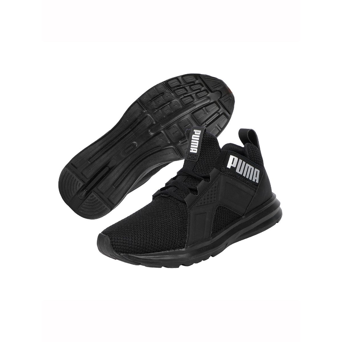 Puma enzo weave black white outlet