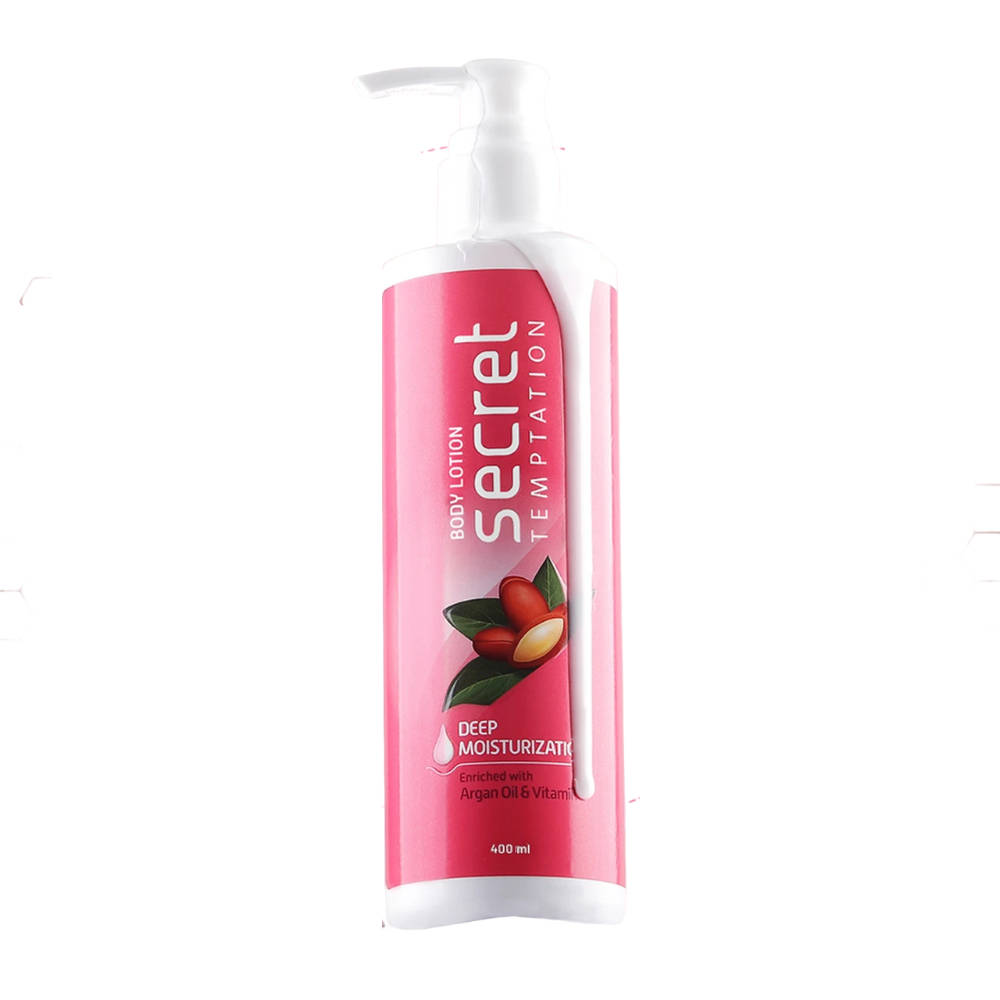Secret Temptation Non Sticky Deep Moisture Body Lotion With Vitamin E & Argan Oil