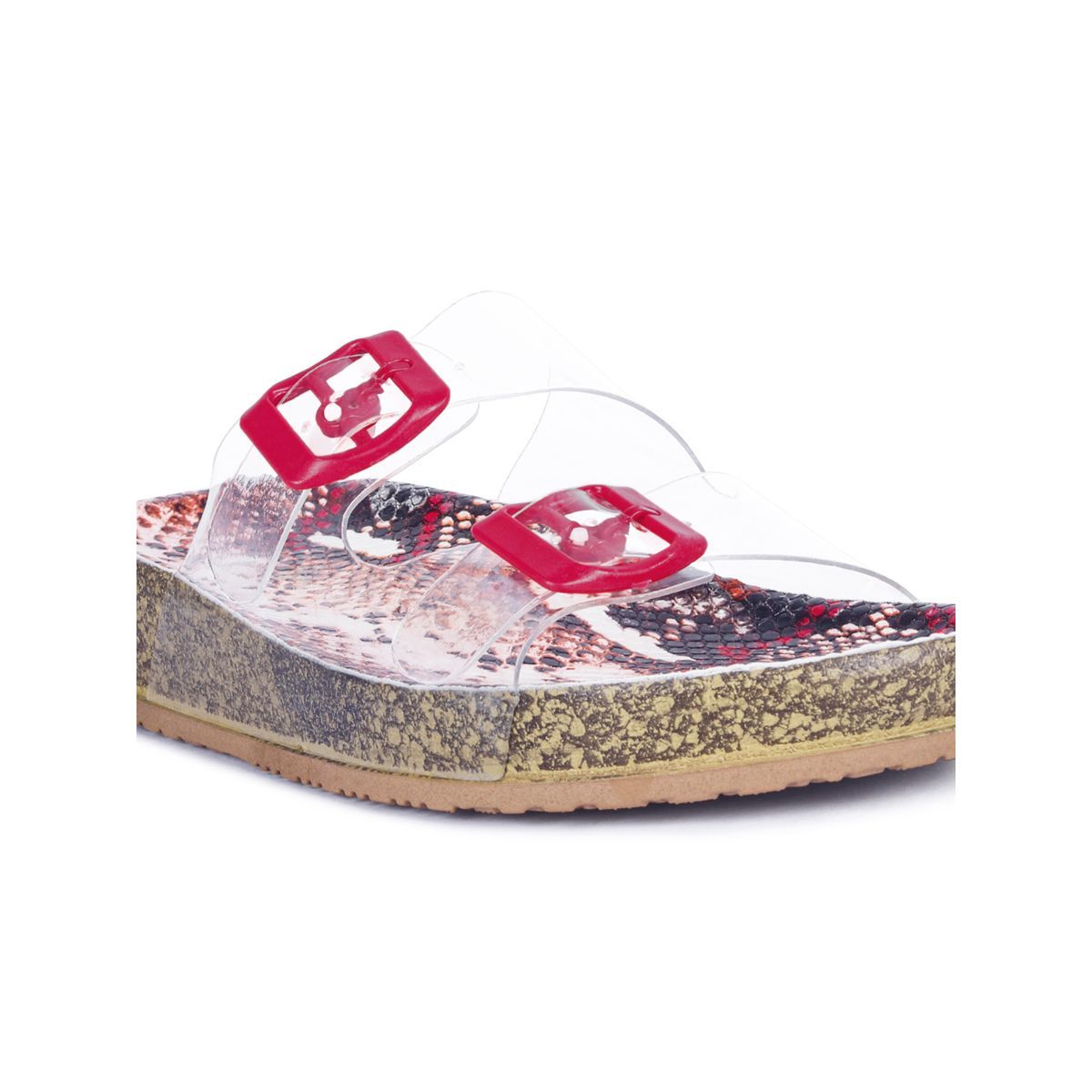 Buy London Rag Printed Red Sandals Online