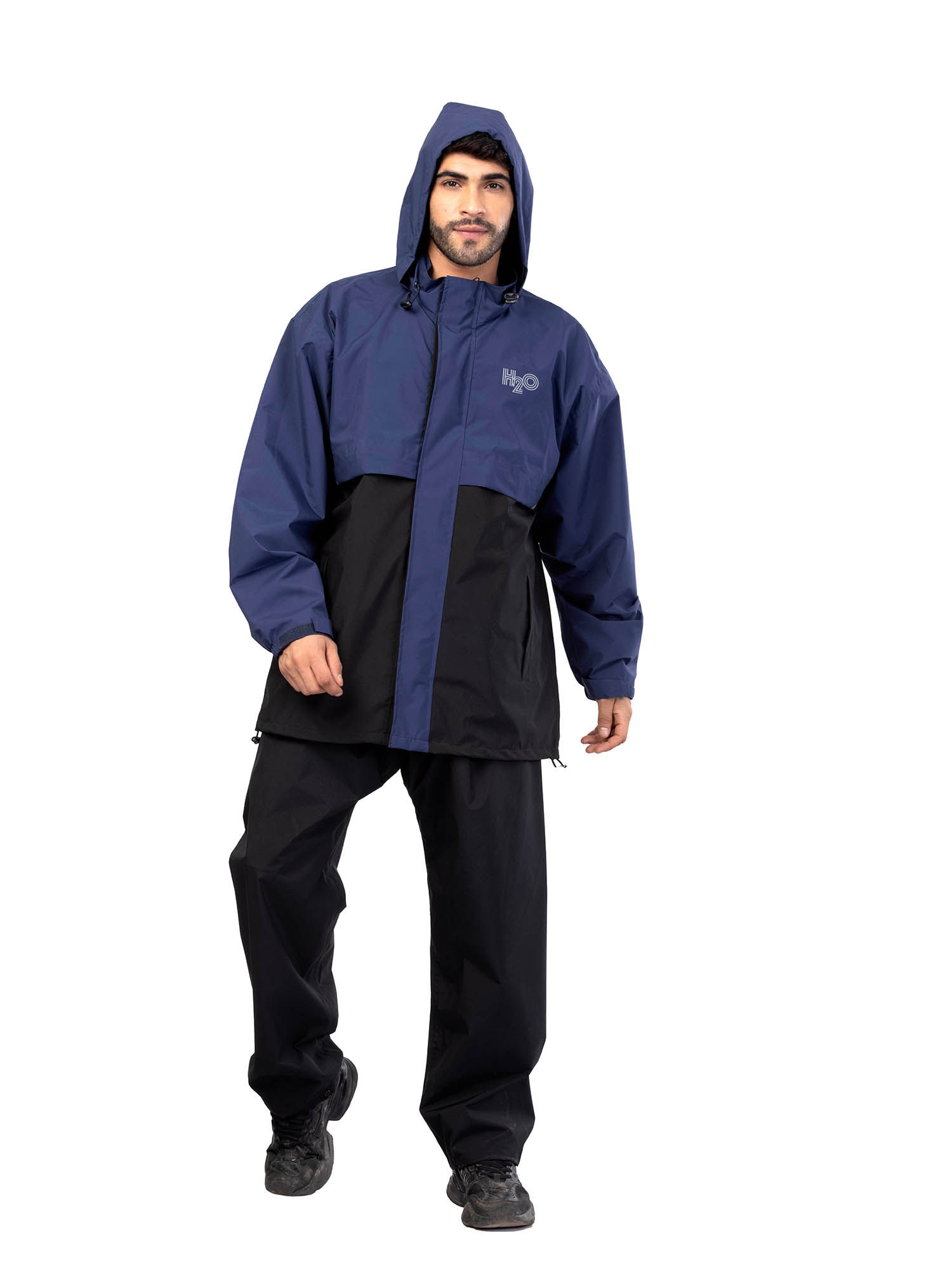 Buy Reliable Rainwear Men Blue H2O Signature Raincoat with Pant