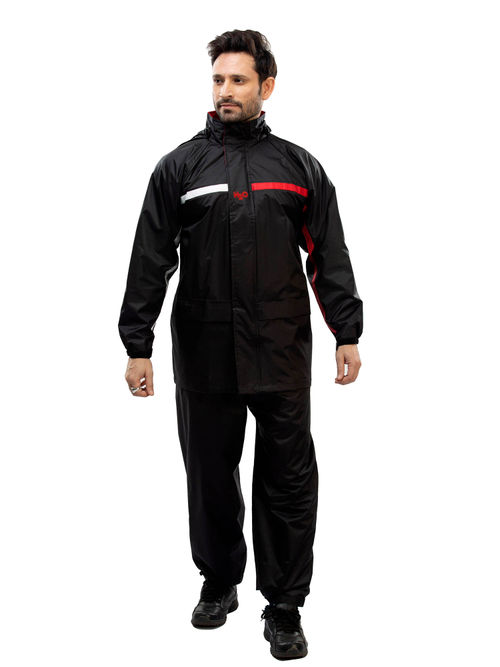 Buy Reliable Rainwear Men Black H2O UFO 104 Raincoat with Pant