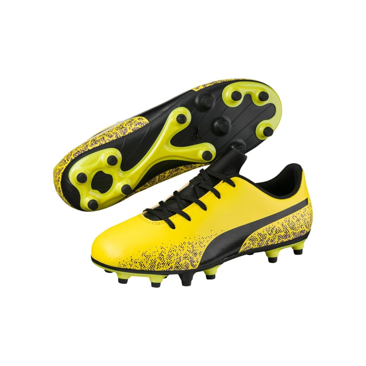 Buy Puma Yellow Truora FG Junior Shoes UK 13 Online