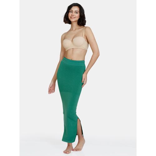 Buy Zivame All Day Seamless Mermaid Saree Shapewear With Removable Drawcord  - Green at Rs.907 online
