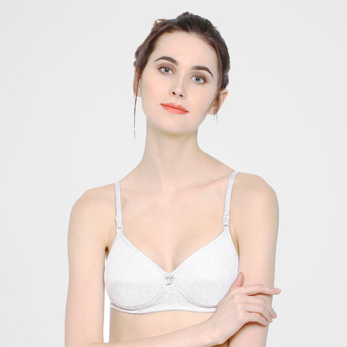 Buy Sonari 0015 Women's Light Padded Regular Cotton Bra - White (30B) Online