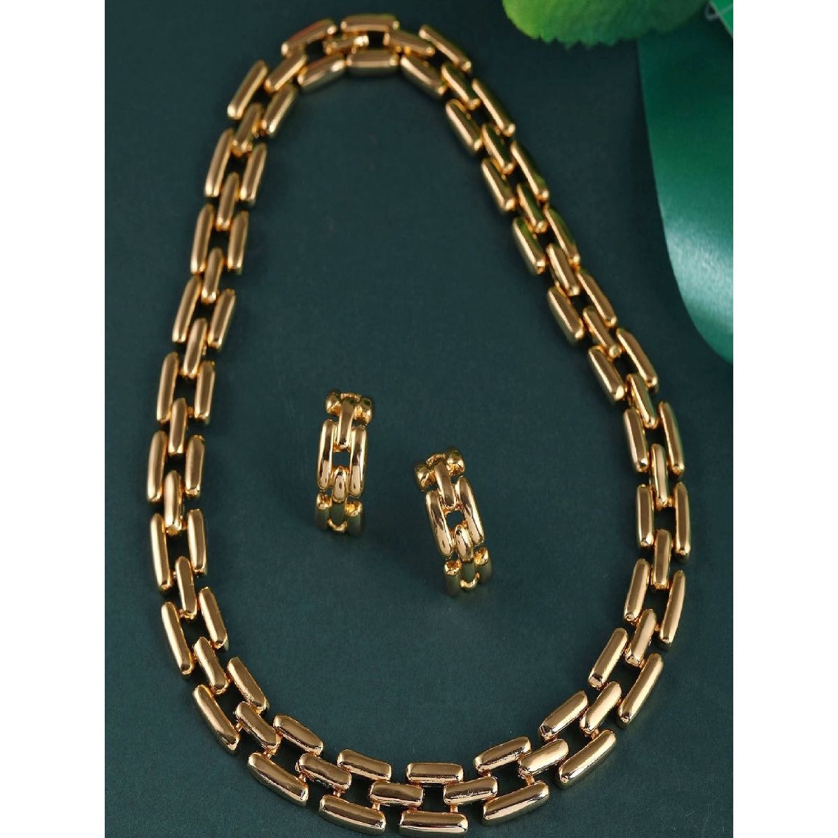 Showroom of 22kt real solid yellow gold hallmark necklace interlink men's  chain 60 grams | Jewelxy - 212495