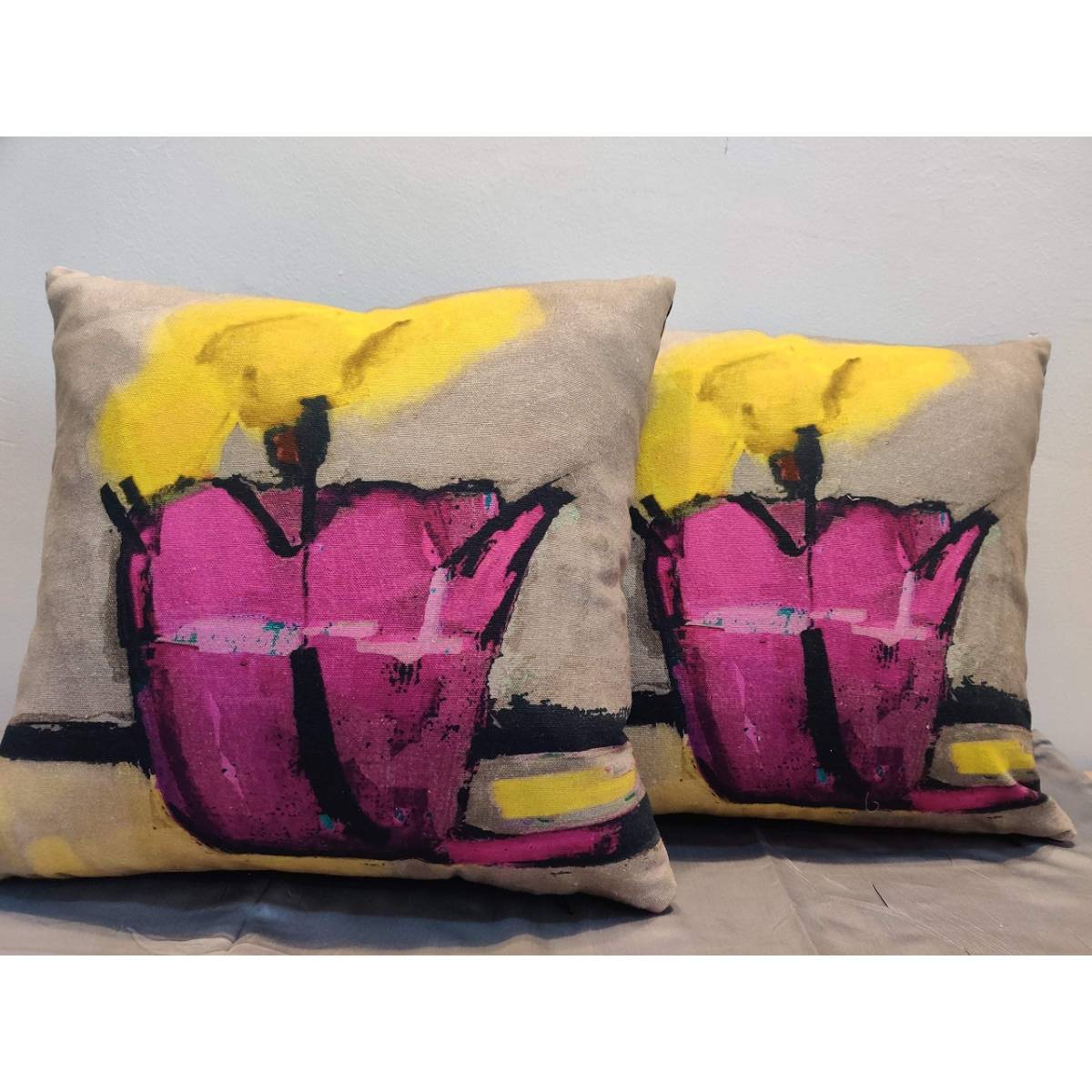 SHADES OF LIFE Cotton Decorative Cushion Covers (Multi Velvet16X16)