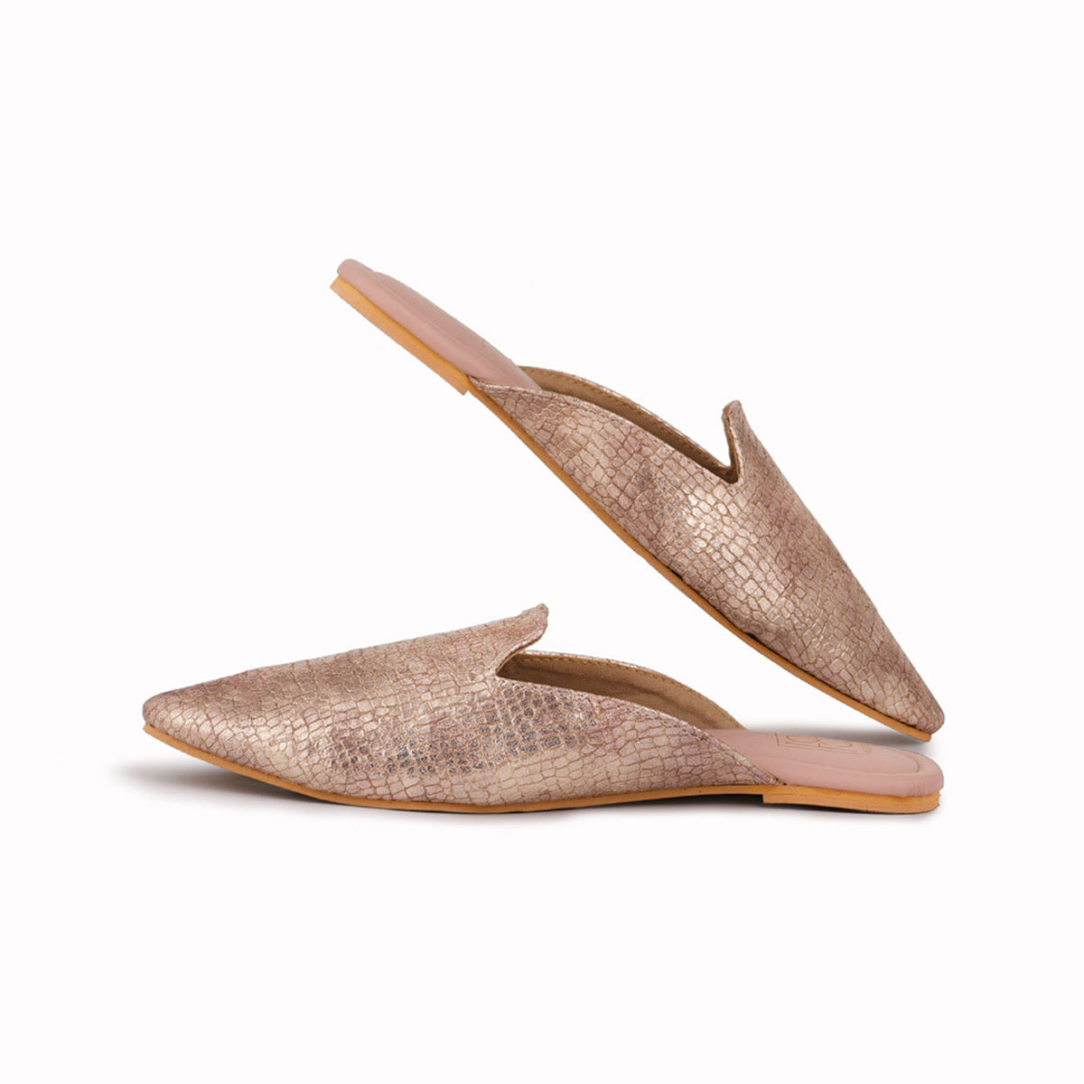 Rose best sale gold mules