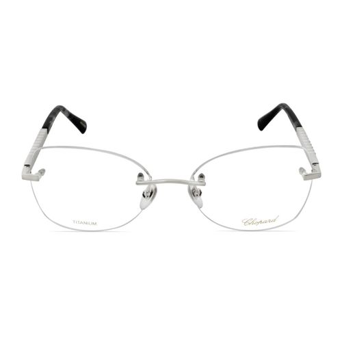 Chopard Eyewear for Women with Shiny Silver Alloy Metal Frame (56)