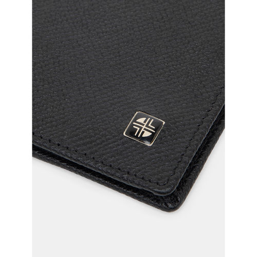 Buy Carlton London Men Money Clip Wallet Black Online