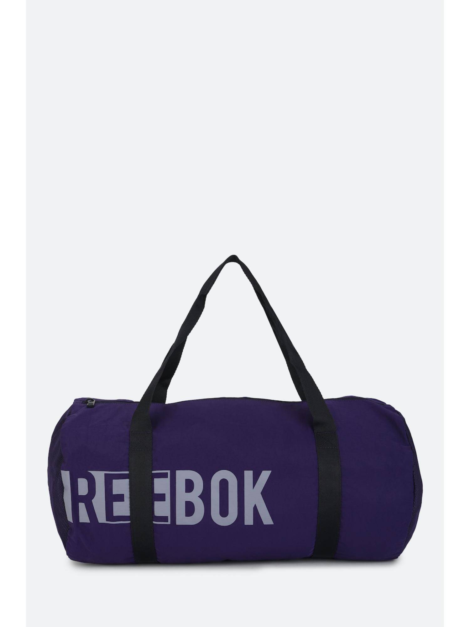 Reebok Women Solid Navy Blue Duffle Bag