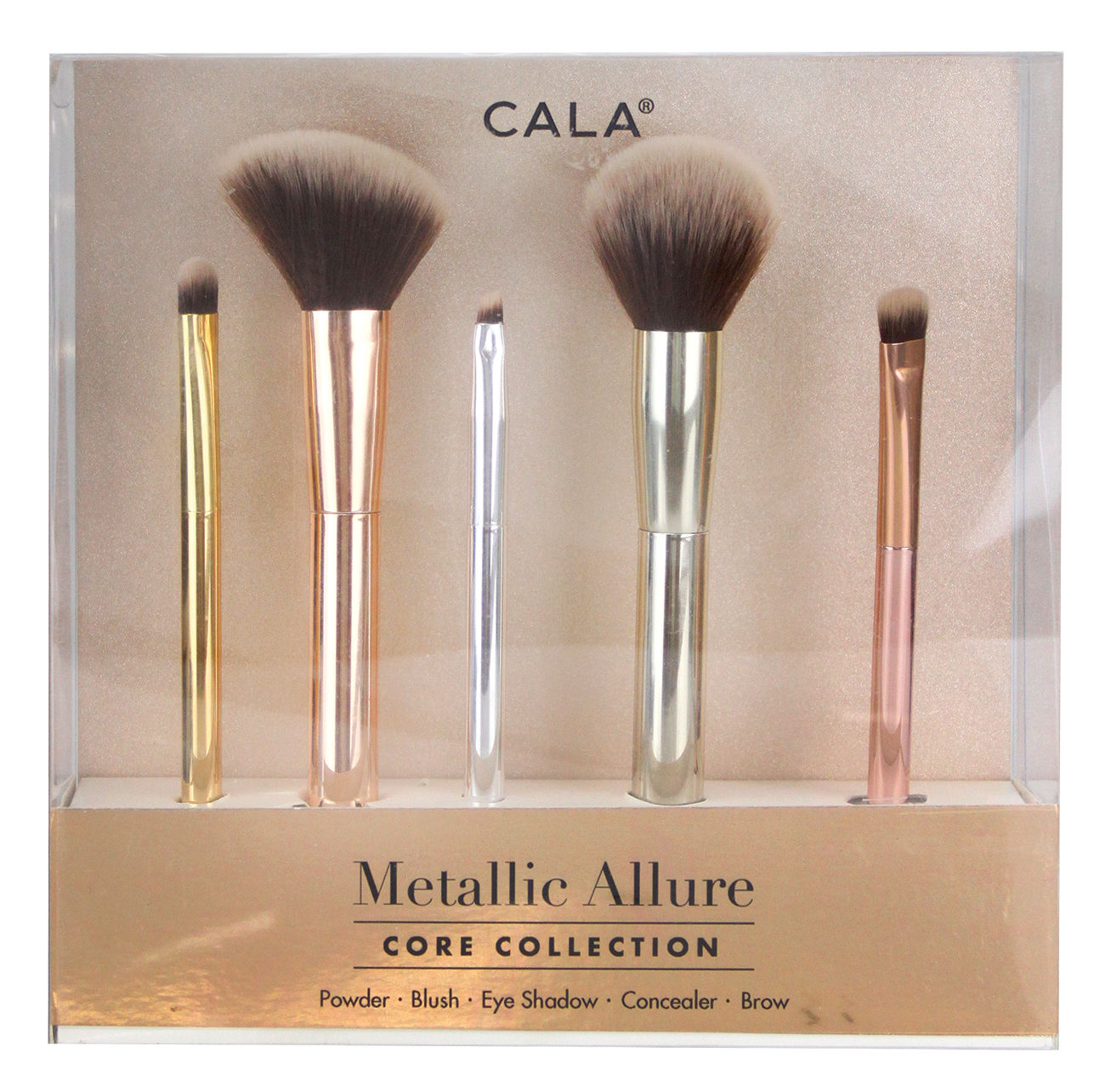 Cala Makeup Brush Metallic Allure Core Collection Buy Cala Makeup