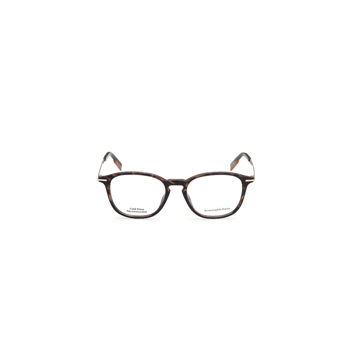 Ermenegildo Zegna Brown Acetate Glasses (Frames) main image 1
