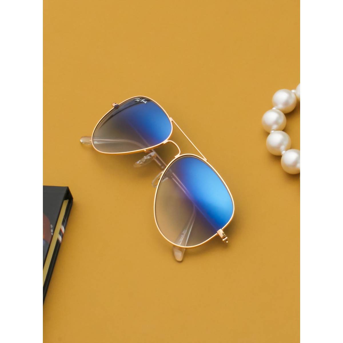 TED SMITH UV Protection Aviator Sunglasses for Men Women Stylish Trending Fashion (58)
