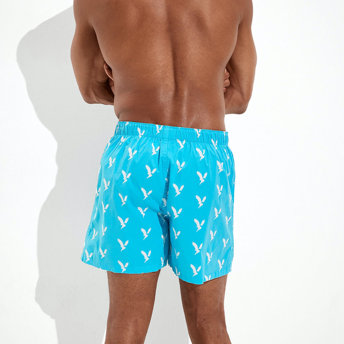 Buy American Eagle Men Blue Eagle Stretch Boxer Short Blue Online