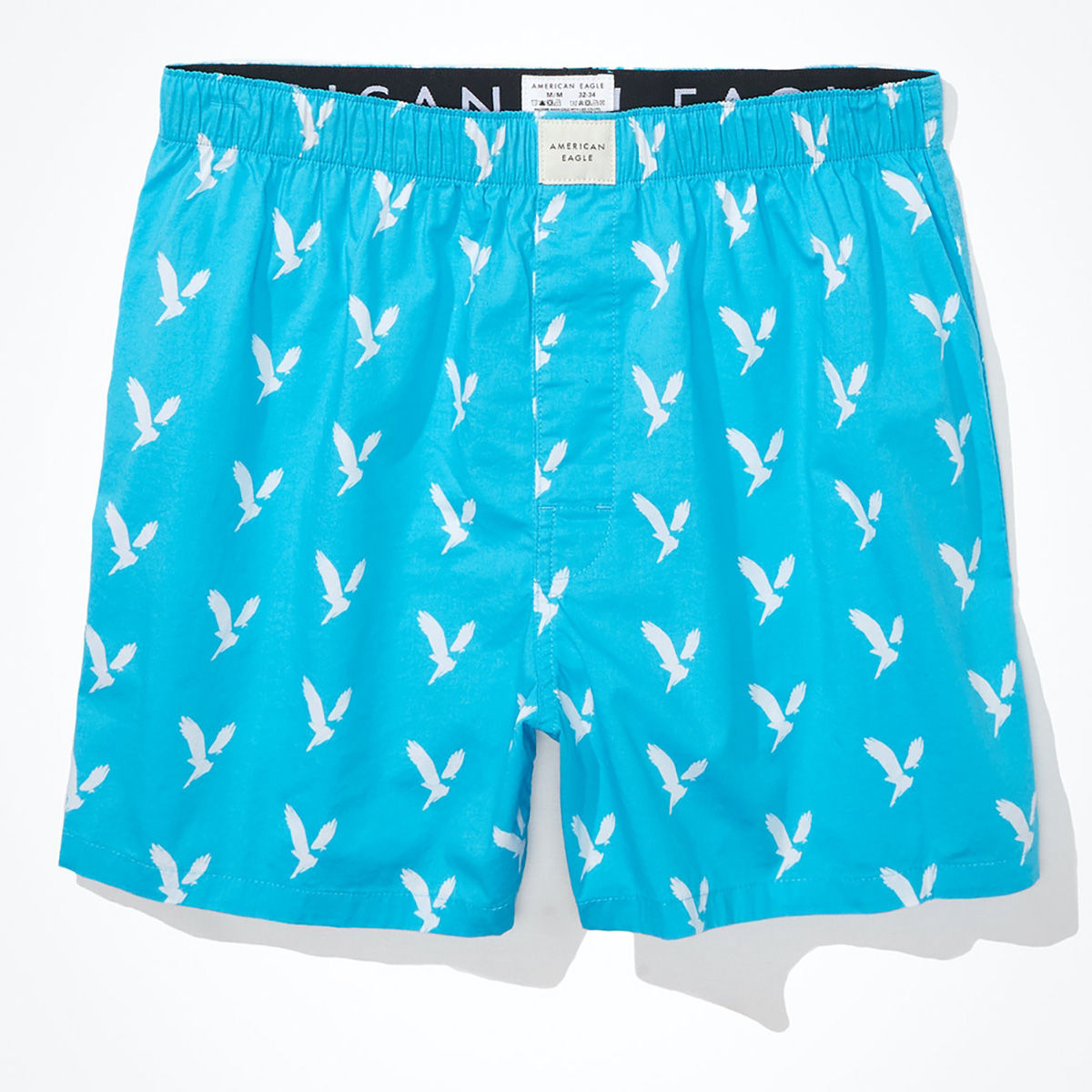Buy American Eagle Men Blue Eagle Stretch Boxer Short Blue Online