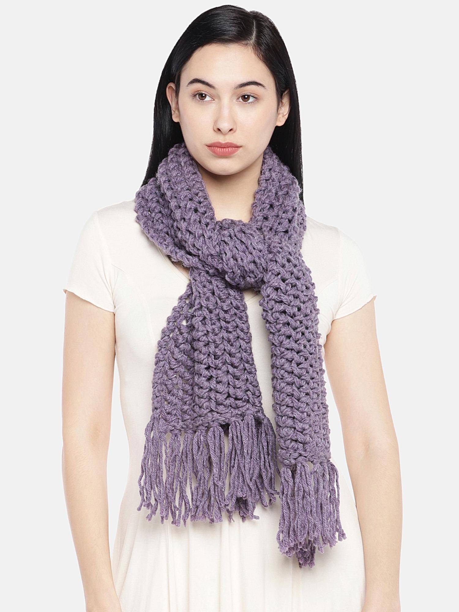 Magic Needles Women Lavender Haze Scarf