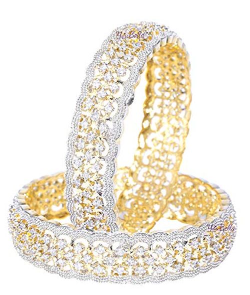 Youbella American Diamond Bangle Set