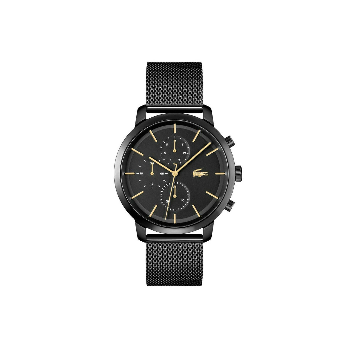 Buy Lacoste Replay Multifunction Black Round Dial Mens Watch 2011194 Online