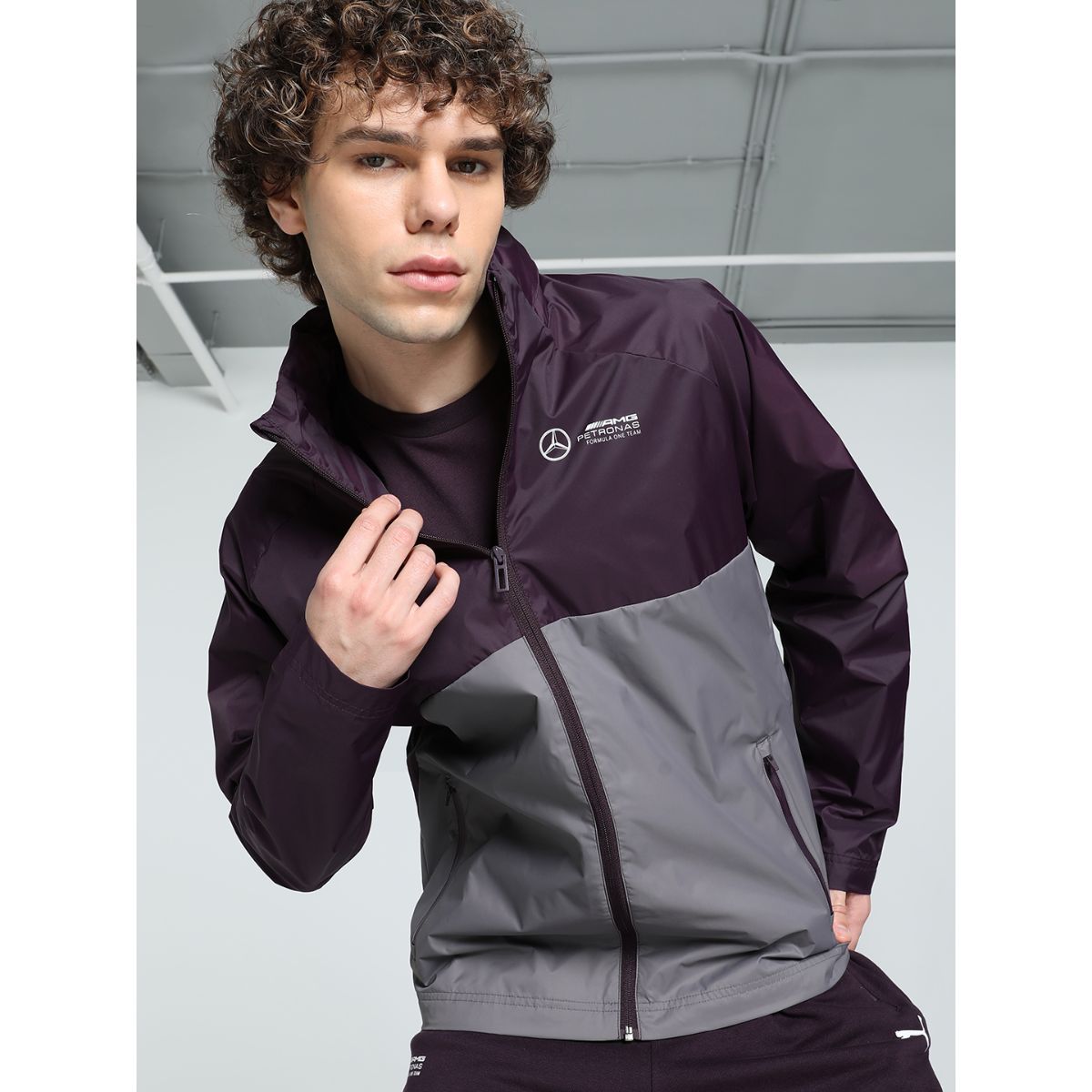 Buy Puma Mercedes-AMG Petronas F1 Core Men Purple Jacket Online