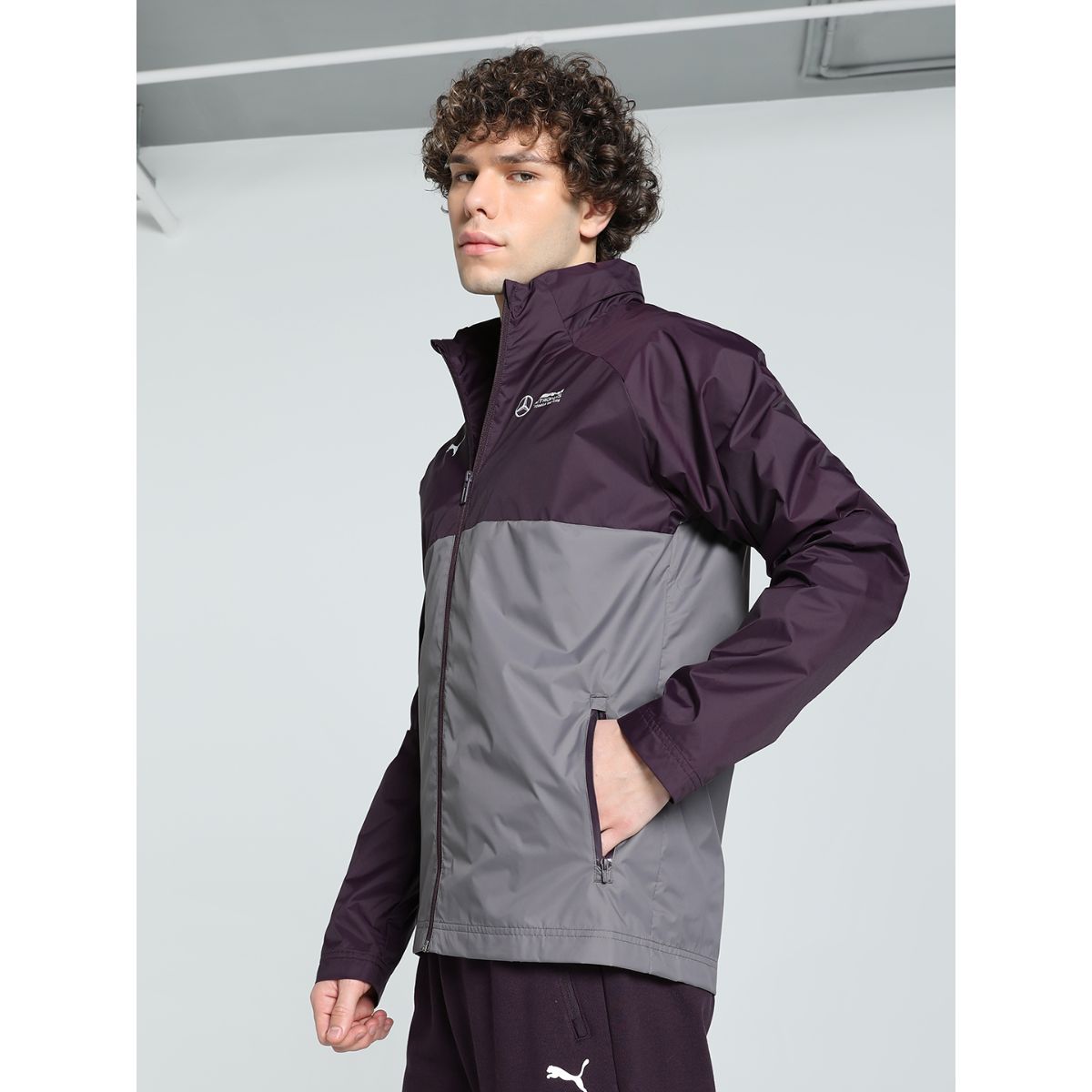 Buy Puma Mercedes-AMG Petronas F1 Core Men Purple Jacket Online