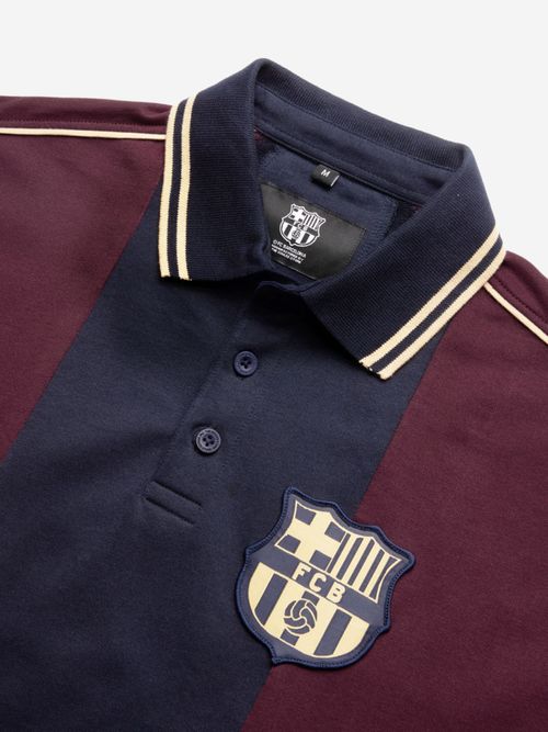 Buy The Souled Store Official Fcb Love Of Football Men Rugby Polo
