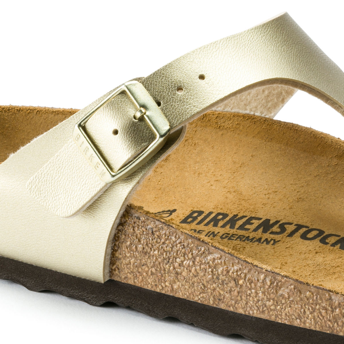 Gizeh discount gold birkenstock