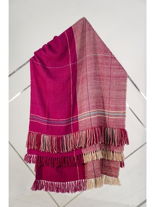 Buy Jatin Malik Pink Pashmina Shawl Online
