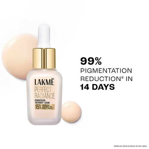 Lakme Absolute Perfect Radiance Serum With 7% Pure Niacinamide For 2X Skin Brightening