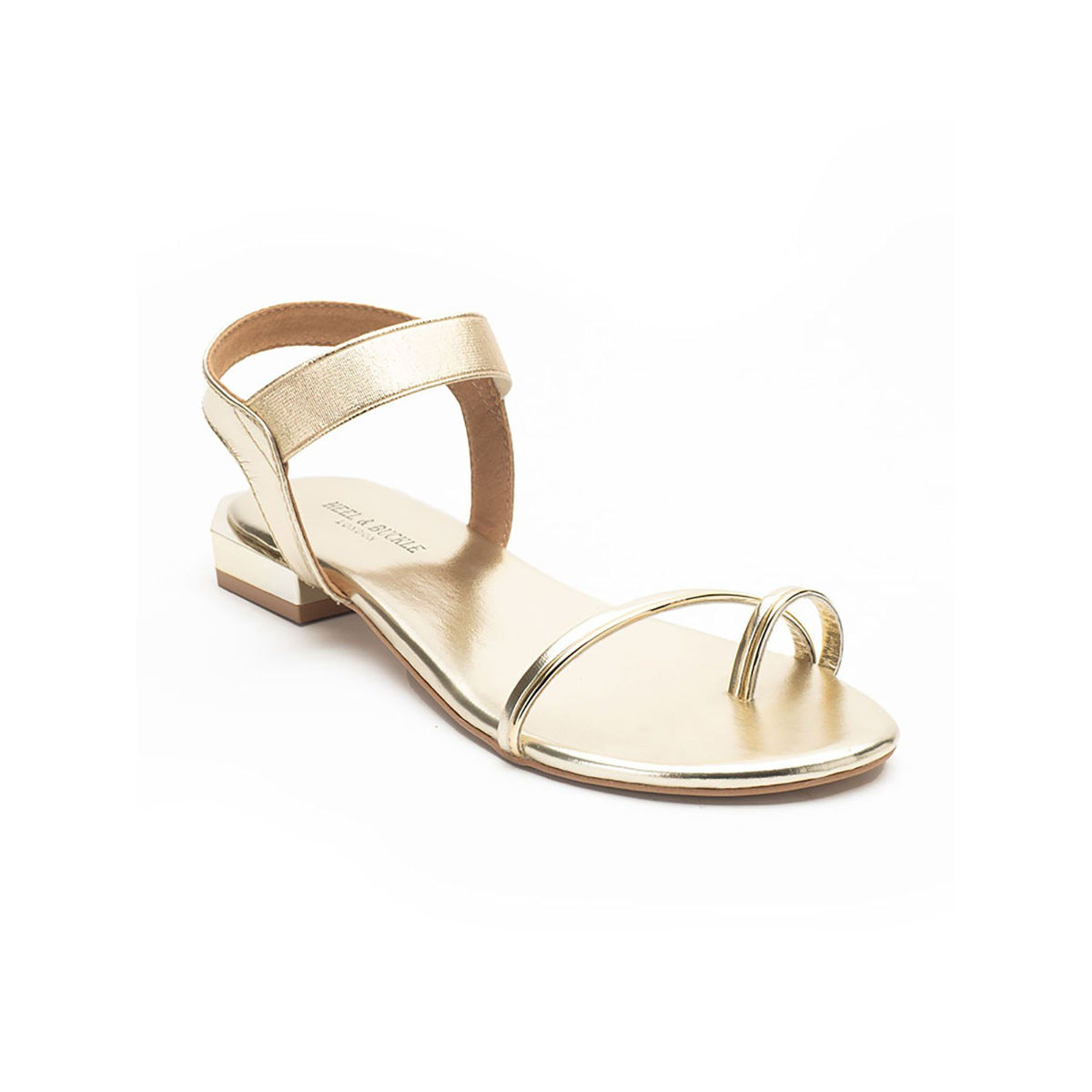 Plain Ankle Strap Flat Sandals