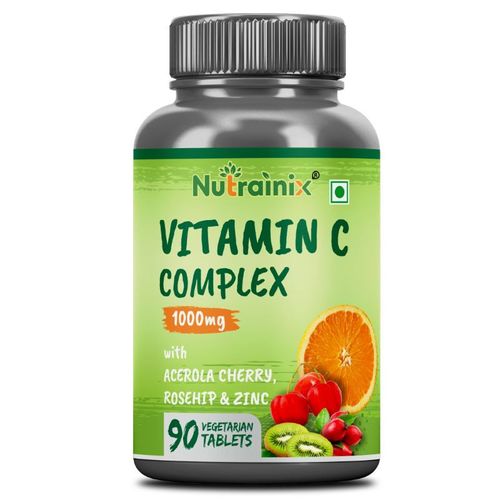 Nutrainix Vitamin C Complex 1000mg Plant Based Tablets N Buy Nutrainix Vitamin C Complex 1000mg Plant Based Tablets N Online At Best Price In India Nykaa