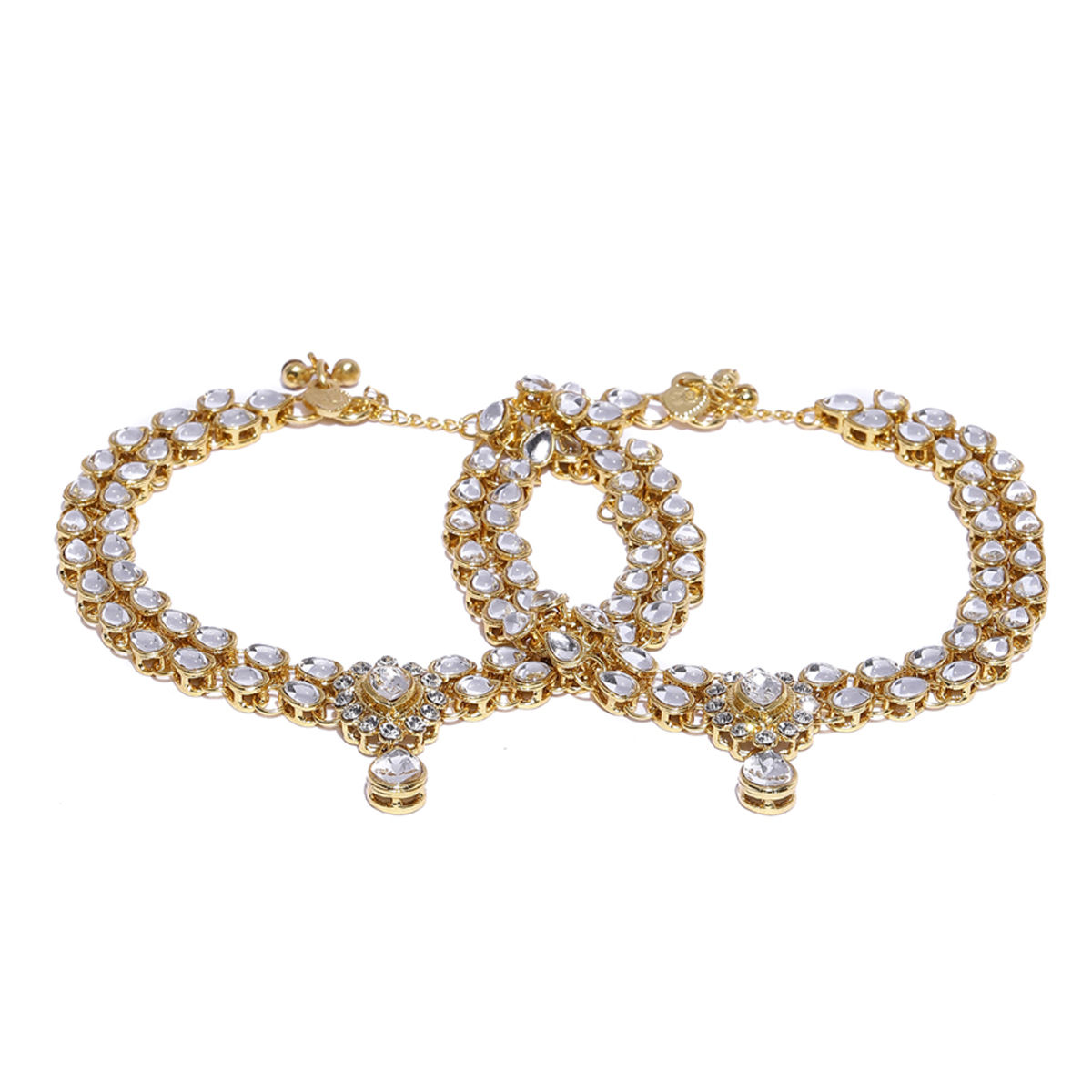 Zaveri Pearls Gold Tone Kundan \u0026 Pearls 
