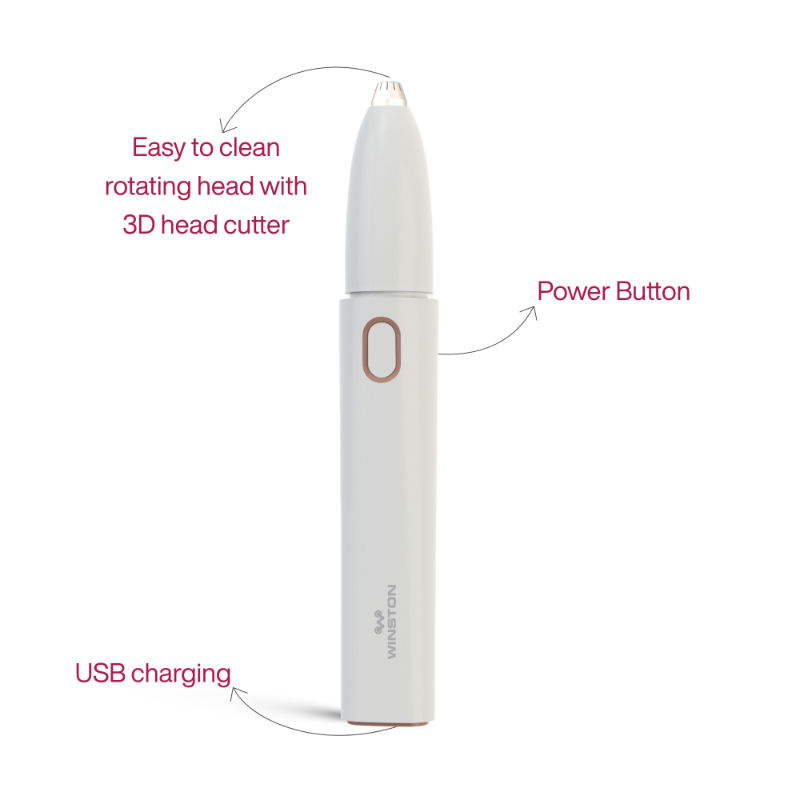 WINSTON Rechargeable Battery Operated Eyebrow Trimmer Women Face Hair