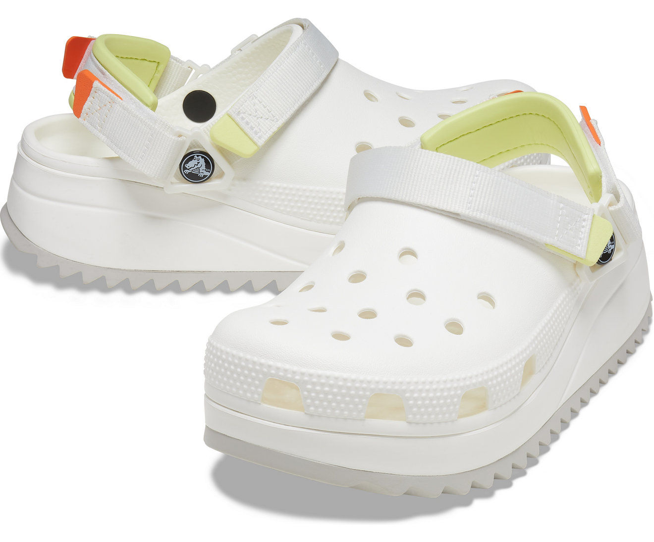 White discount clog crocs