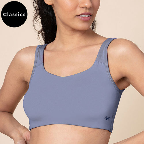 Buy Nykd by Nykaa Soft Cup Easy-Peasy Slip-on Bra with Full Coverage - Blue  NYB113 Online