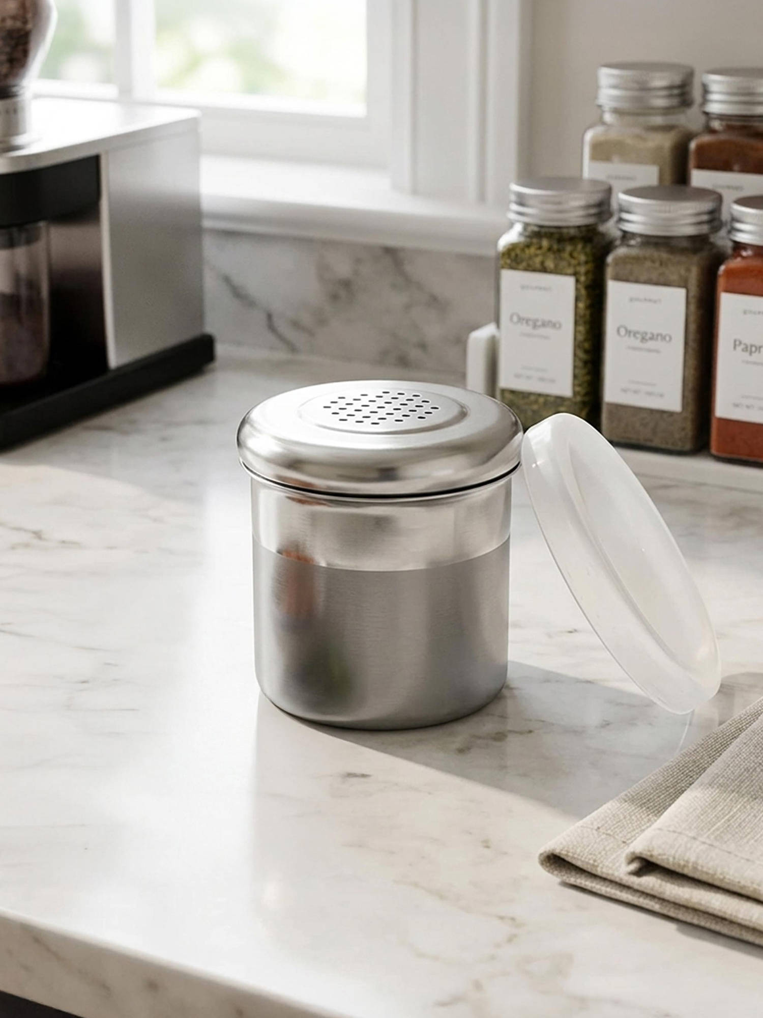 Culinex by thinKitchen Silver Stainless Steel Portable Dispenser (120Ml)
