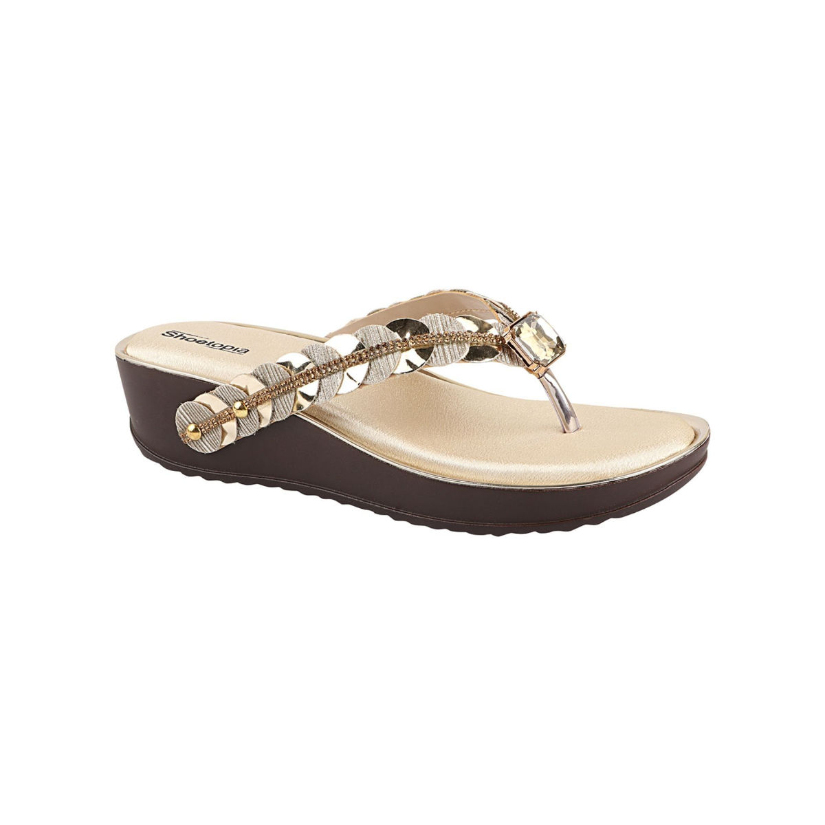 Buy Blue Flat Sandals for Women by Shoetopia Online | Ajio.com