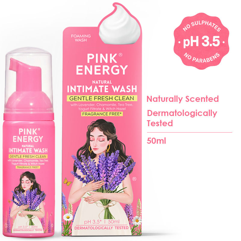 Buy PINK ENERGY Natural Lavender Foaming Intimate Wash Online