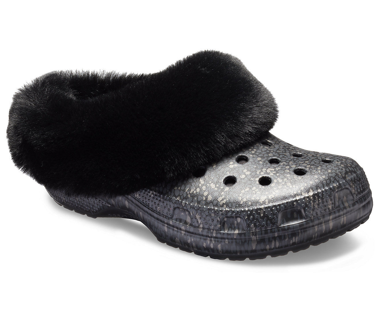 Lined Clog Croc Luxe Slippers Classic Mammoth Luxe Shearling Lined
