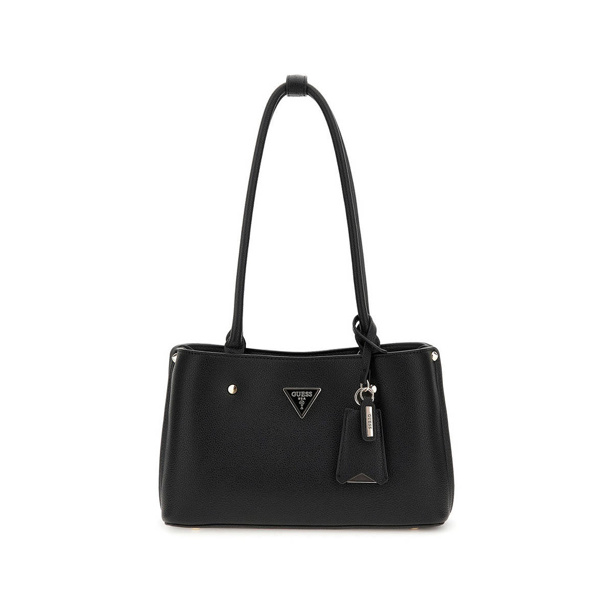 Guess Black Solid Meridian Shoulder Bag