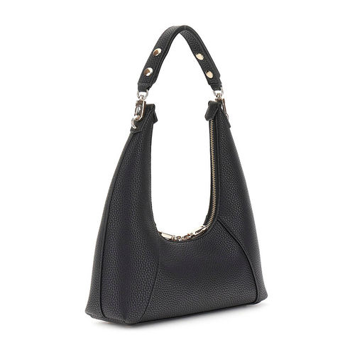 Buy Guess Black Solid Calista Top Zip Shoulder Bag Online