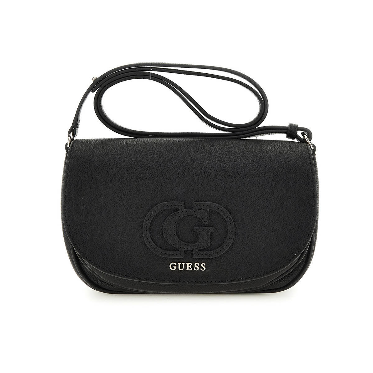 Guess Black Solid Calebra Convertible Crossbody Bag