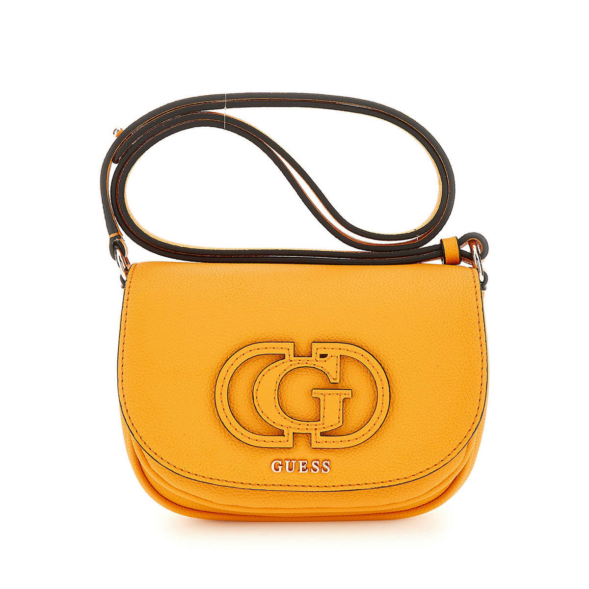 Guess Marigold Solid Calebra Convertible Flap Mini Shoulder Bags