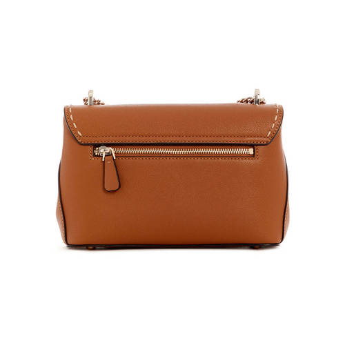 Sac Guess Talent Convertible En Bandoulière - Couleur Caramel, 100% Polyuréthane, Neuf Avec étiquettes