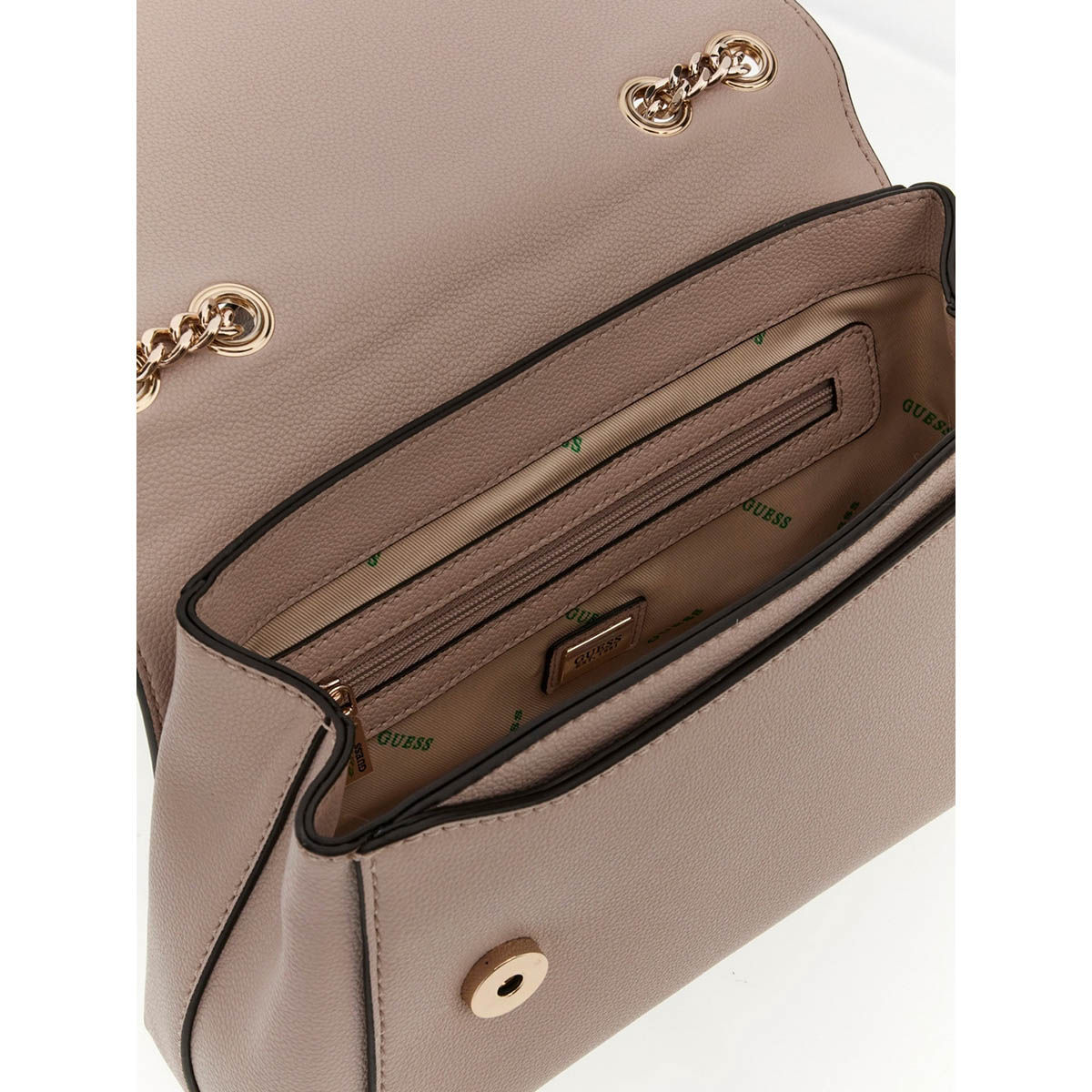GUESS Eco Ali Borsa A Tracolla Convertibile: Design Classico, Beige, 21x14 Cm, Regolabile E Con Scomparti