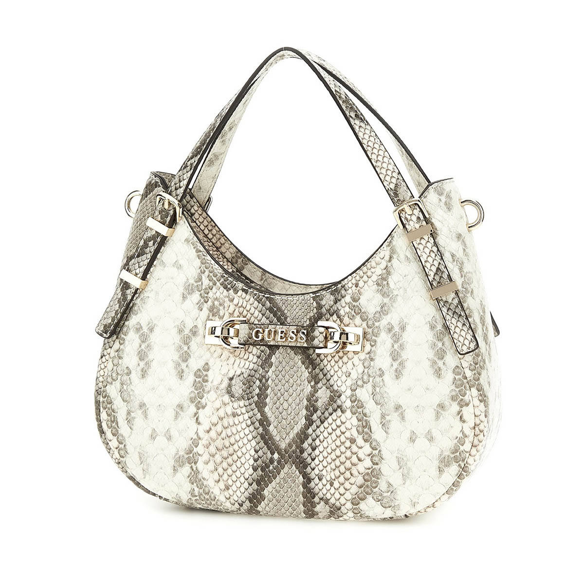 Guess Natural Animal Printed Lefia Handbag (S)